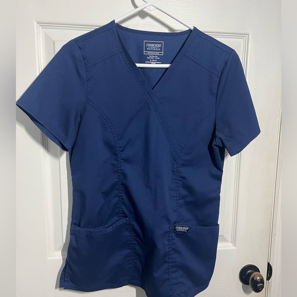 2 sets Cherokee Navy Scrubs